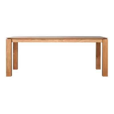 Oak Slice dining table - 180x90