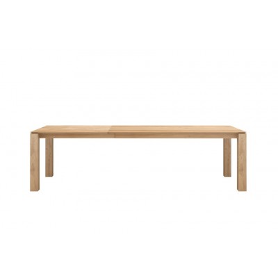 Oak Slice extendable dining table - 180/280 x 100