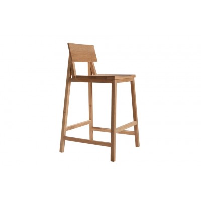 Oak N3 kitchen counter stool