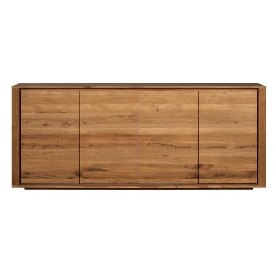 Oak Shadow sideboard - 4 doors