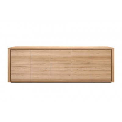 Oak Shadow sideboard - 5 doors