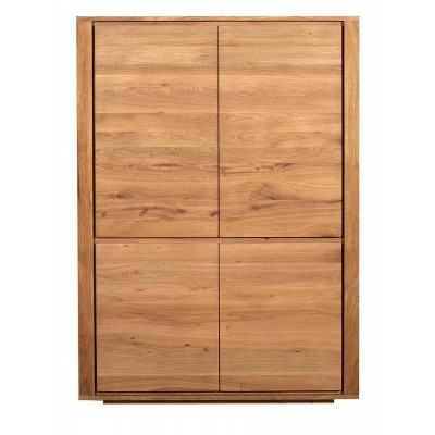 Oak Shadow storage cupboard - 4 doors