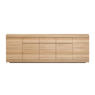 Oak Burger sideboard - 5 doors - 3 drawers