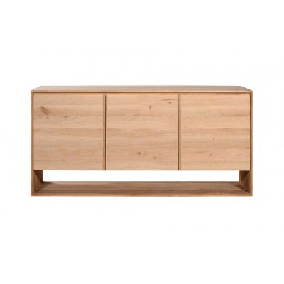 Oak Nordic sideboard - 3 doors