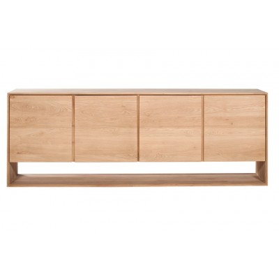 Oak Nordic sideboard - 4 doors