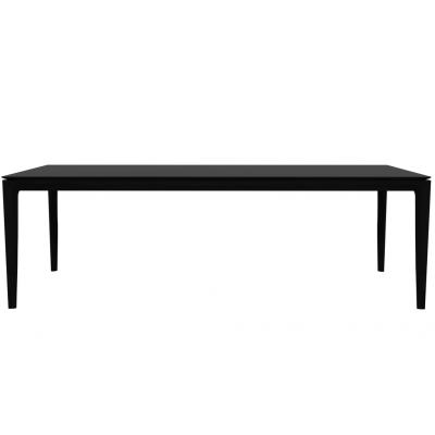 Oak Bok black dining table 240cm - varnished