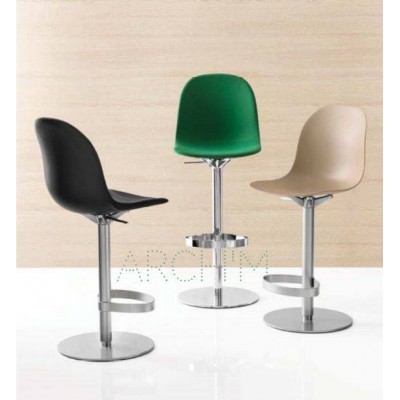 TABOURET ACADEMY PIED CENTRAL AVEC POMPE