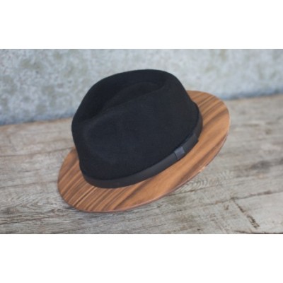 CHAPEAU FEDORA NOIR