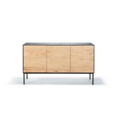 Oak Blackbird sideboard - 3 doors - varnished