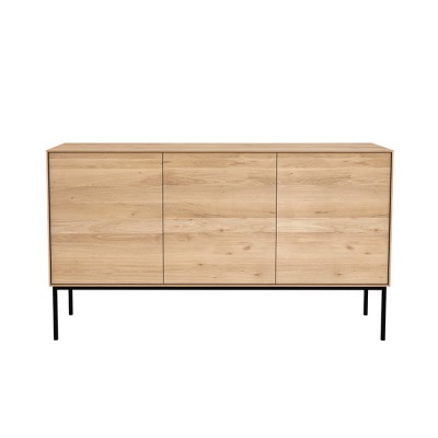 Whitebird buffet - verni chêne - 3 portes