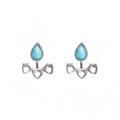 BOUCLES D'OREILLES SAMIA ARGENT