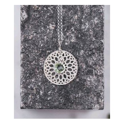 COLLIER MANDALA VERT