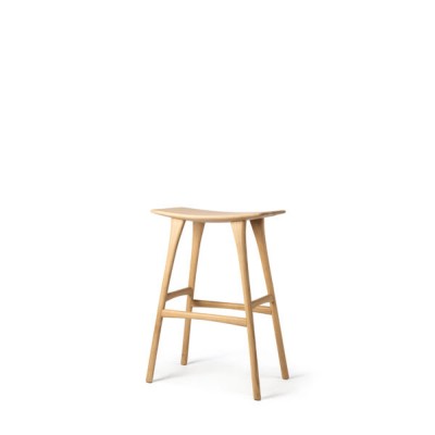 TABOURET DE BAR OSSO CHENE 57/33/80