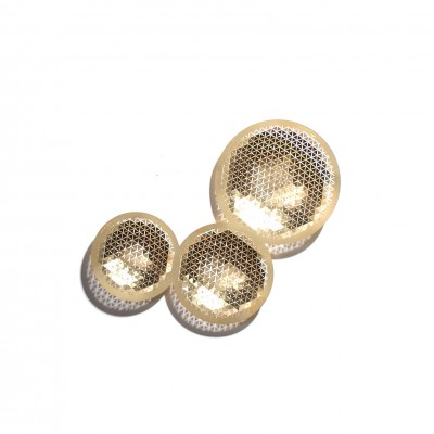 PUSH TRIO BOWL BRASS