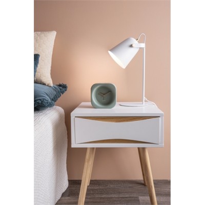 TABLE LAMP STEADY METAL MATT WHITE