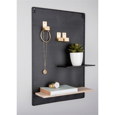 MEMO BOARD PERKY MESH IRON BLACK