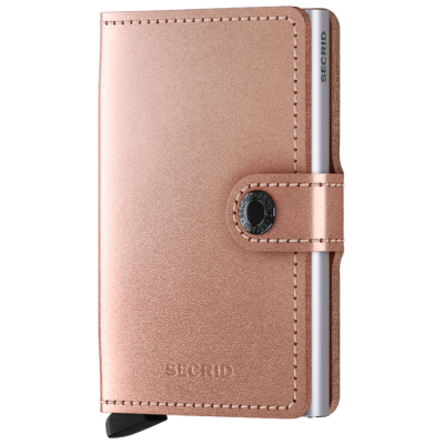 PORTE-CARTES MINIWALLET METALLIC ROSE