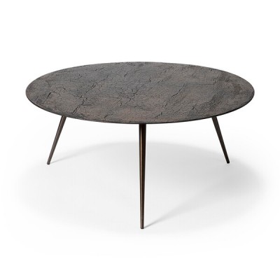 Luna coffee table - lava - whisky