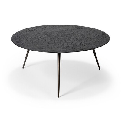 Luna coffee table - lava - black