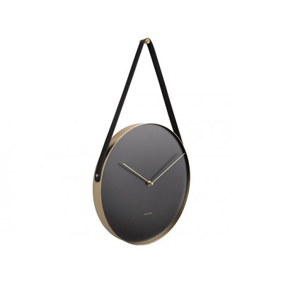 Horloge Belt métal noir