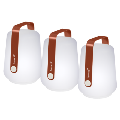 BALAD LOT 3 LAMPES H12 OCRE ROUGE