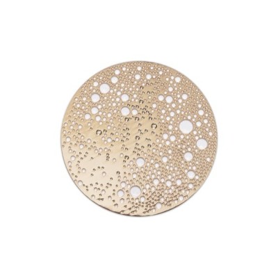 LUNAR - BROCHE MAGNETIQUE - PETIT METAL DORE
