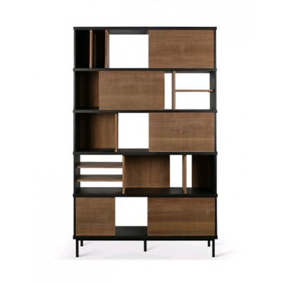 Oscar rack - teck - 5 sliding portes