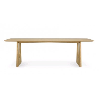 Oak Geometric dining table