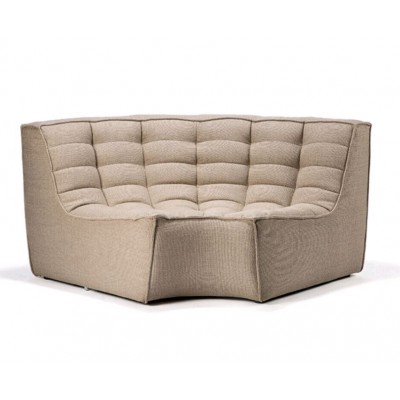 N701 sofa - round corner - beige