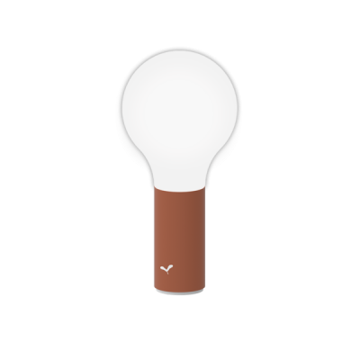 LAMPE APLO OCRE ROUGE