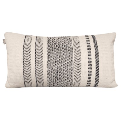 Native stripe cotton offwhite cushion 35x65cm