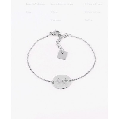 Combined Dots plateau - glass - Graphite - rond - XL