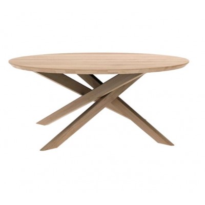 Oak Mikado round coffee table