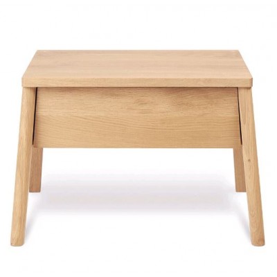 Oak Air bedside table - 1 drawer