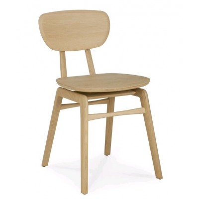 Oak Pebble dining chair - varnished