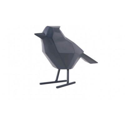 STATUE OISEAU LARGE MAT BLUE