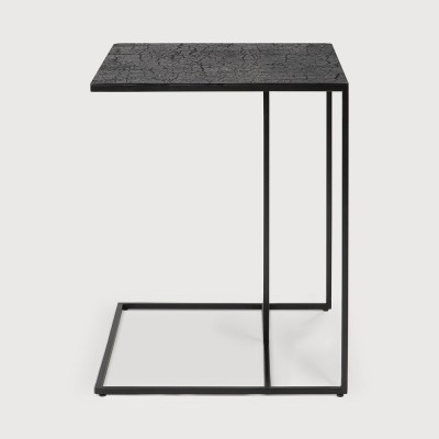 Triptic side table - lava - black