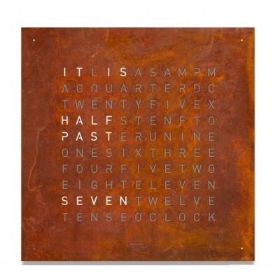QLOCKTWO CLASSIC FRENCH RUST