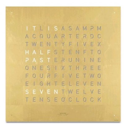 QLOCKTWO CLASSIC FRENCHC GOLD