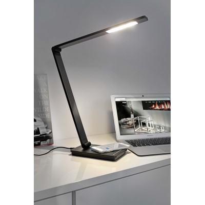 LAMPE DE BUREAU + STATION DE RECHARGE SANS FIL POUR...