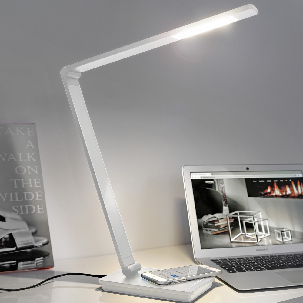 Lampe de bureau Architecte LED/Fluo Blanche