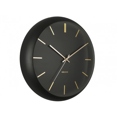 Horloge Globe noir