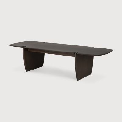 Mahogany PI dark brown coffee table - varnished