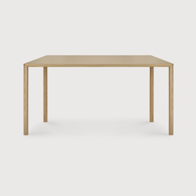 Oak Air dining table - varnished 140 x 80 cm