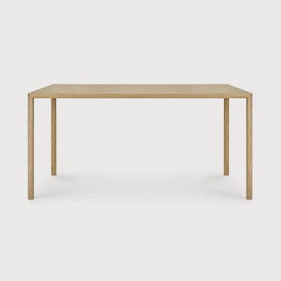Oak Air dining table - varnished 160 x 80 cm
