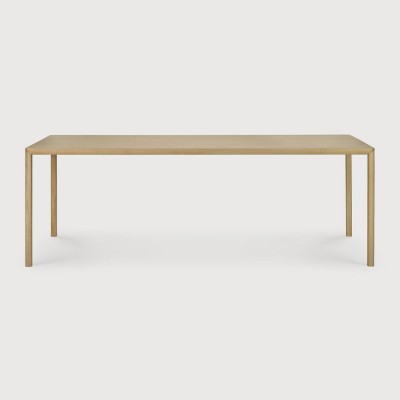 Oak Air dining table - varnished 220 x 95 cm