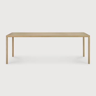 Oak Air dining table - varnished 220 x 95 cm