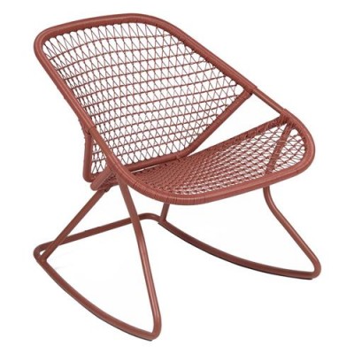 ROCKING CHAIR SIXTIES Ocre rouge