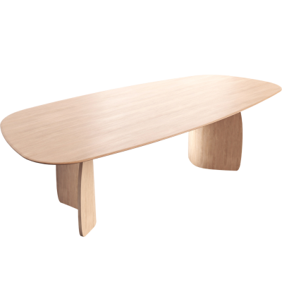TABLE DOLMEN Organic T0100 CHENE MASSIF 120x230 cm