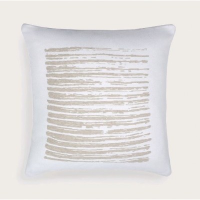 White Linear Square outdoor cushion - square